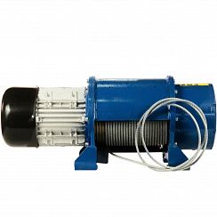 Таль стационарная типа 45 Т 0154 3,2т, Н=18м Vпод. 8 м/мин., без электрооб., с ОГП, канатоукладчиком и крюковой подвеской, -20...+40С, стоящая