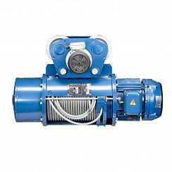 Таль передвижная типа 45 Т 10 526 3,2т, Н=9м Vпод. 8 м/мин., без электрооб., с ОГП, канатоукладчиком и крюковой подвеской, -20...+40С