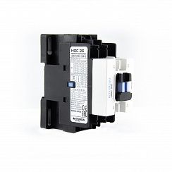 Магнитный контактор HGC25 11NS X220 25А 11 кВт при АС3 (380-440В) кат. 220B 1НО+1НЗ