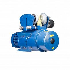 Таль передвижная типа 45 Т 10 416 2т, Н=6м Vпод. 8 м/мин., без электрооб., с ОГП, канатоукладчиком и крюковой подвеской, -20...+40С