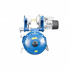 Таль передвижная типа 45 Т 10 546 3,2т, Н=18м Vпод. 8 м/мин., без электрооб., с ОГП, канатоукладчиком и крюковой подвеской, -20...+40С